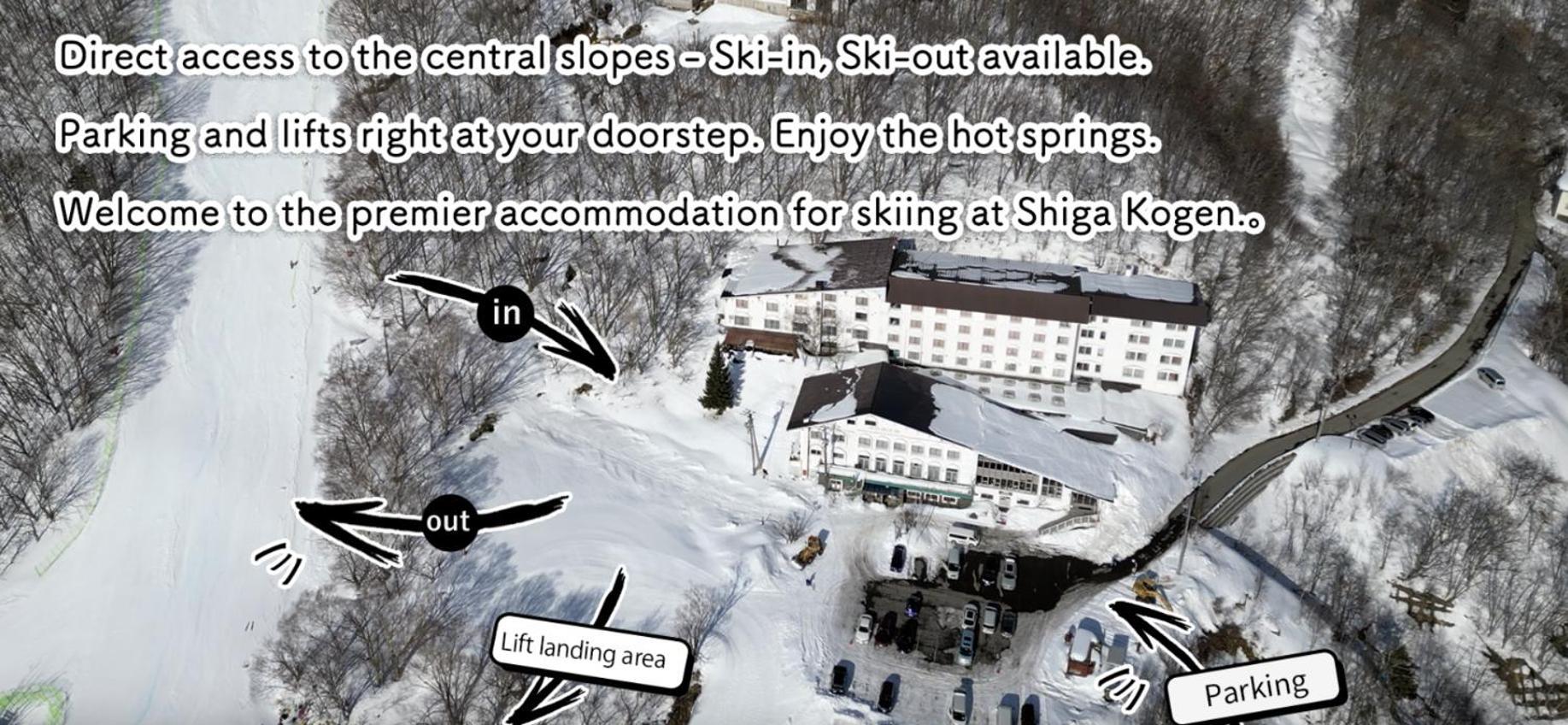 Shiga Swiss Inn Siga Kogen Kültér fotó